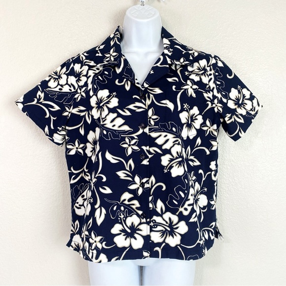 Hilo Hattie The Hawaiian Original Button Up Short Sleeve Shirt Size M - Picture 1 of 5